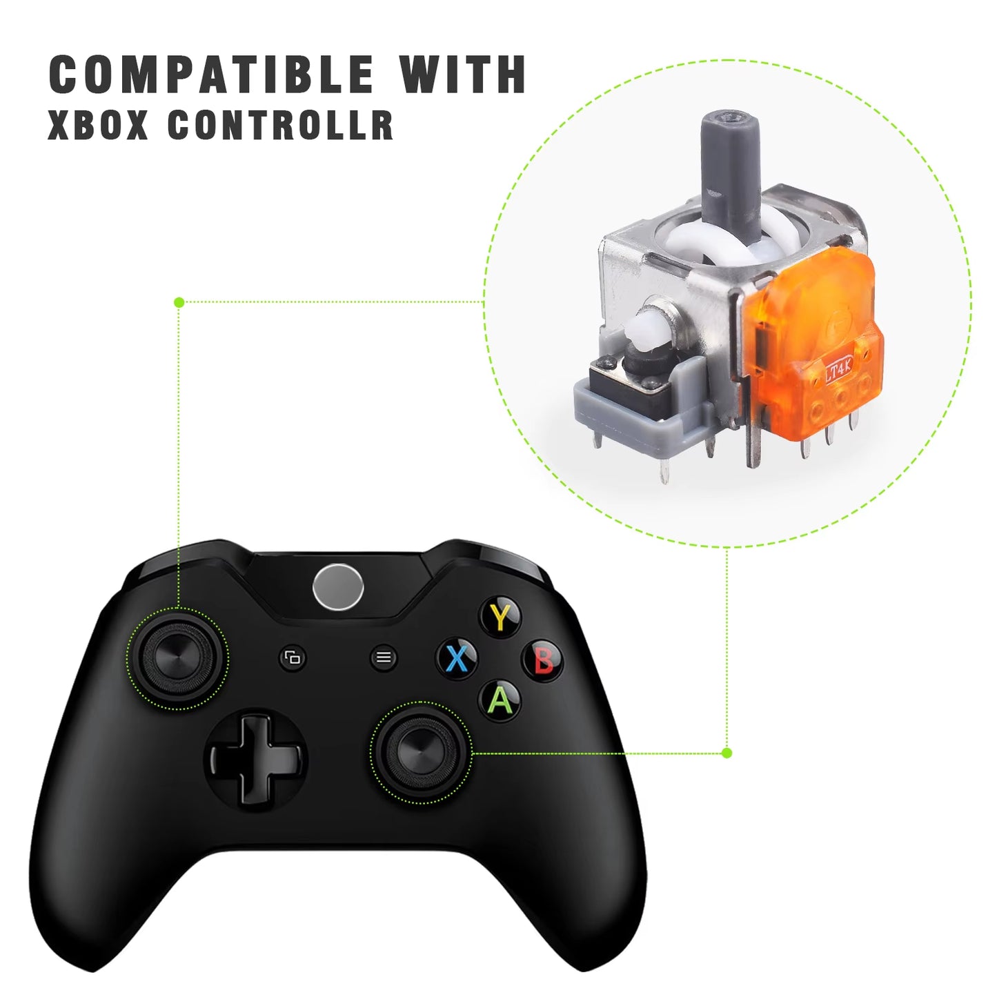 Xbox Series X S Hall-Effekt TMR Stick Magneteffekt Controller kein Stickdrift