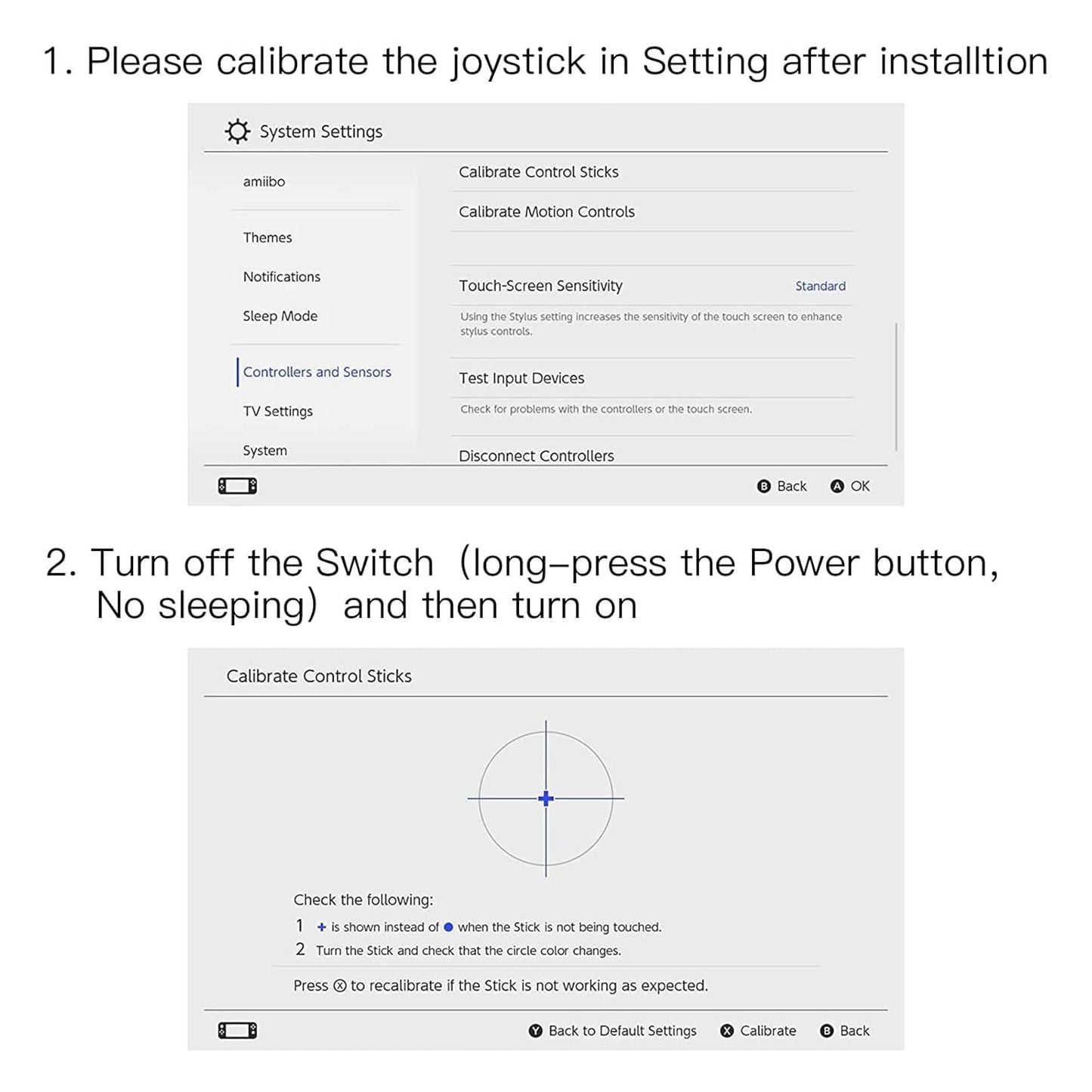 Gulikit TMR Joystick Joy-Con-Paar Nintendo Switch Kein Stick-Drift Hohe Präzision