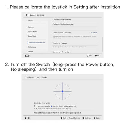 Gulikit TMR Joystick Joy-Con-Paar Nintendo Switch Kein Stick-Drift Hohe Präzision