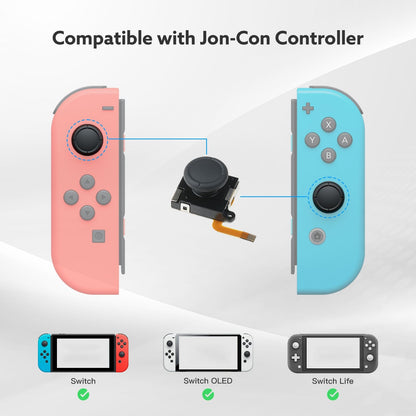 Gulikit TMR Joystick Joy-Con-Paar Nintendo Switch Kein Stick-Drift Hohe Präzision