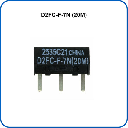 OMRON D2FC-F-7N (20M) Microswitch Mikroschalter Maustaste Mouse Button Taste