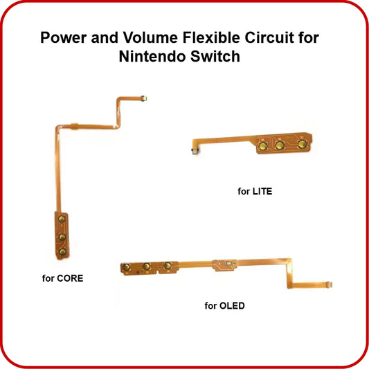Power Volume Button Flex Nintendo Switch Lautstärke Flexkabel CORE OLED LITE