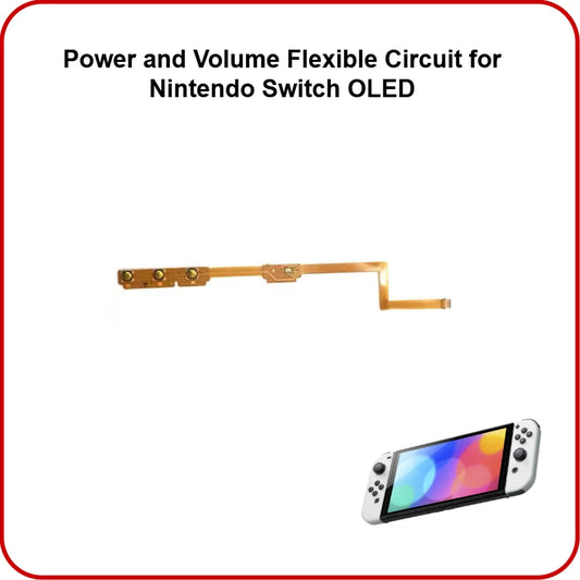 Power Volume Button Flex Nintendo Switch OLED Ein Aus Lautstärke Flexkabel OLED