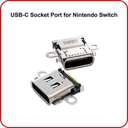 Nintendo Switch CORE, LITE, OLED Konsole USB-C Ladebuchse Socket Port Connector