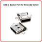 Nintendo Switch CORE, LITE, OLED Konsole USB-C Ladebuchse Socket Port Connector